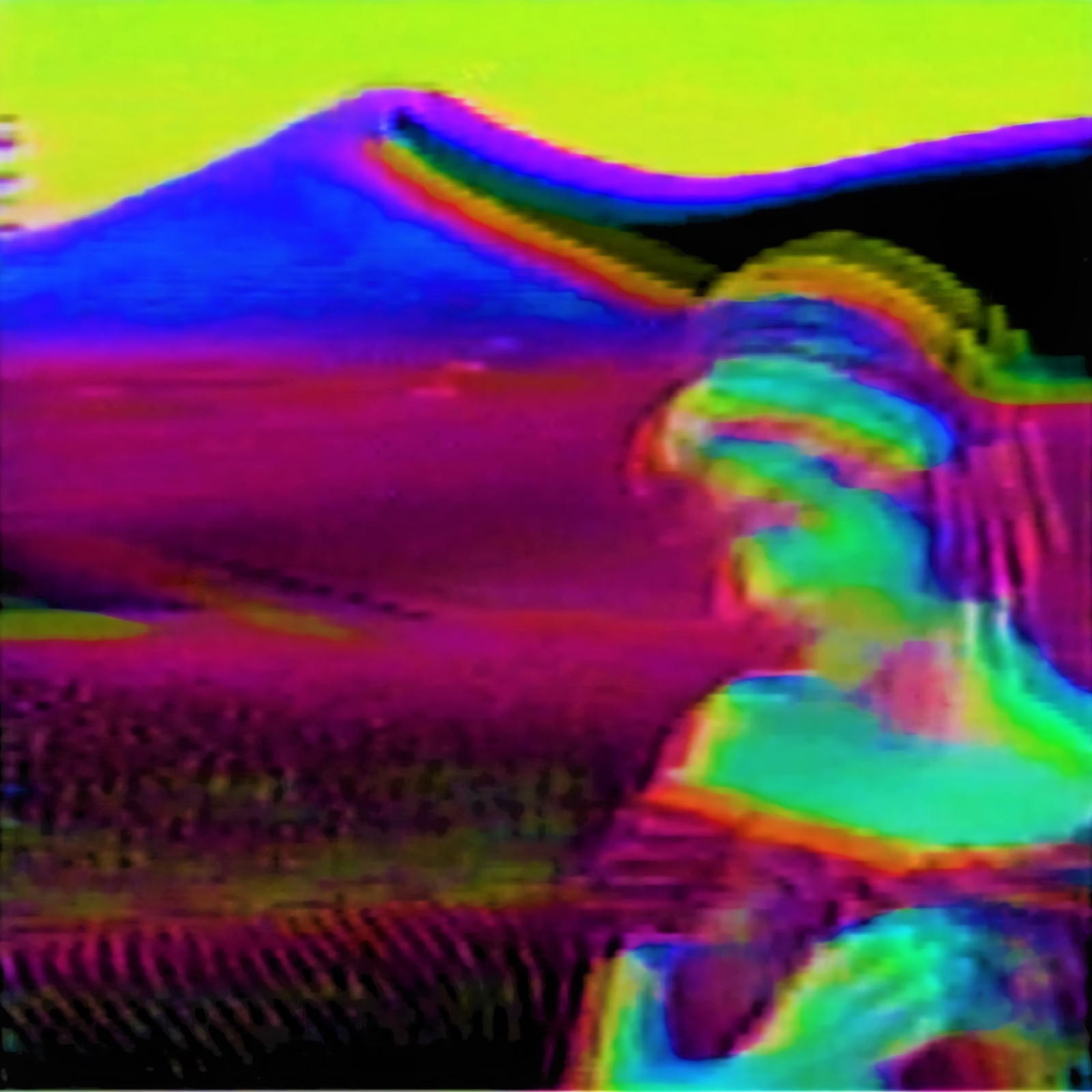 desert squid 沙漠鱿鱼 artist vaporwave slushwave dreampunk artist